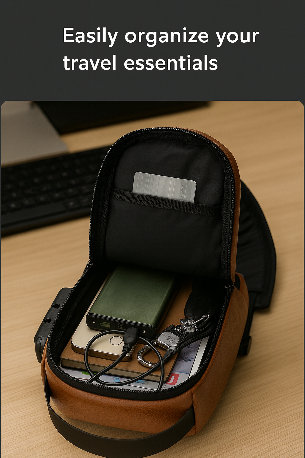 UrbanGuard™ SecureFlex Sling Bag