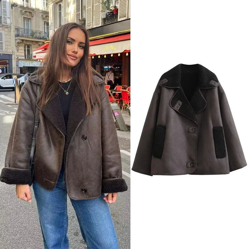 Luxury Faux Leather Jacket