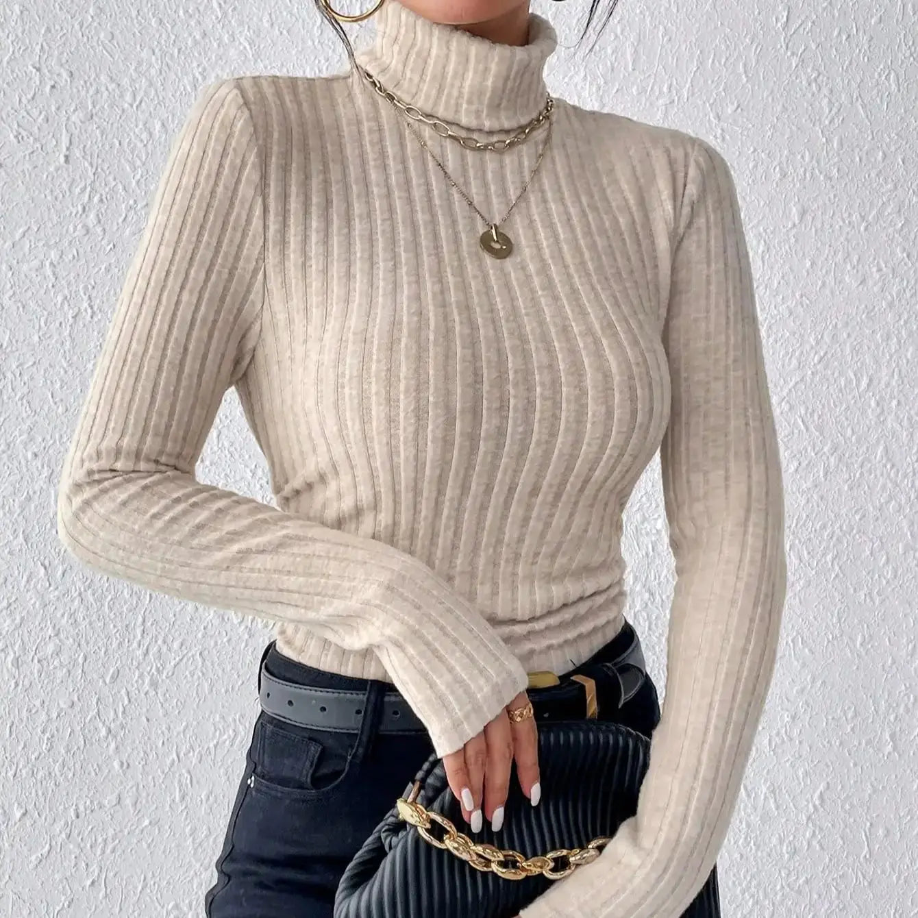 Slim Knit Long Sleeve