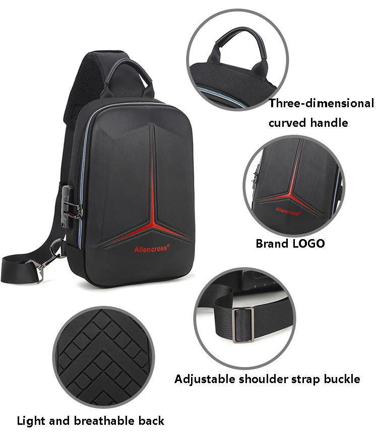 ALIENCROSS® Anti-Theft Chest Bag