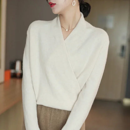 Luxury Wool V-Neck Sweater