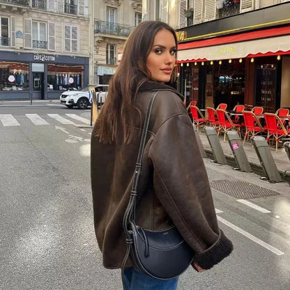 Luxury Faux Leather Jacket