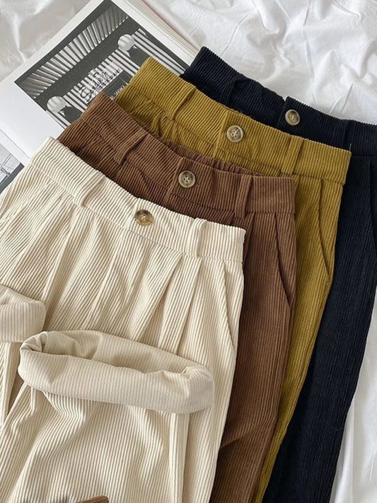 Weite Retro-Cordhose