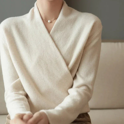 Luxury Wool V-Neck Sweater