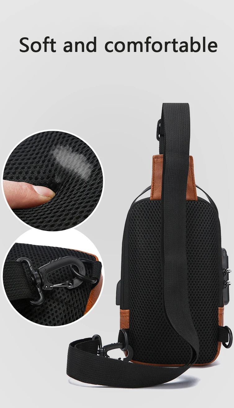 UrbanGuard™ SecureFlex Sling Bag